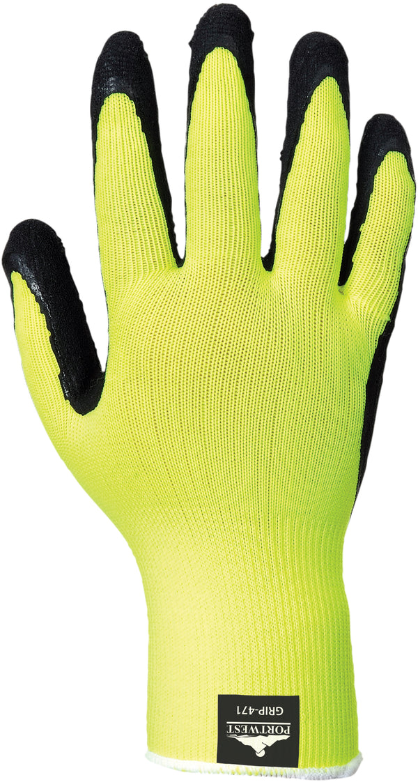 Hi-Vis Grip Gloves