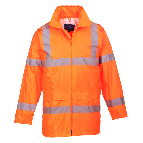 Portwest UH440 Orange Hi-Vis Rain Traffic Jacket
