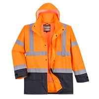 Portwest US768 Hi-Vis 5-in-1 Contrast Executive Jacket