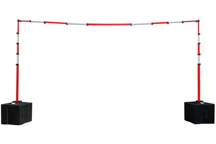 Kit 4 - Sentinel Goalpost Bundle - Ballast Bases, Upright Poles, Crossbar & Flagging
