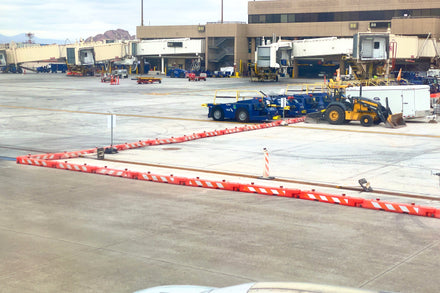 Yodock Aerocade - Low Profile Airport Water Filled Barrier