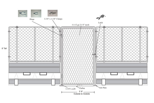 Yodock Gate - Pedestrian Access Gate