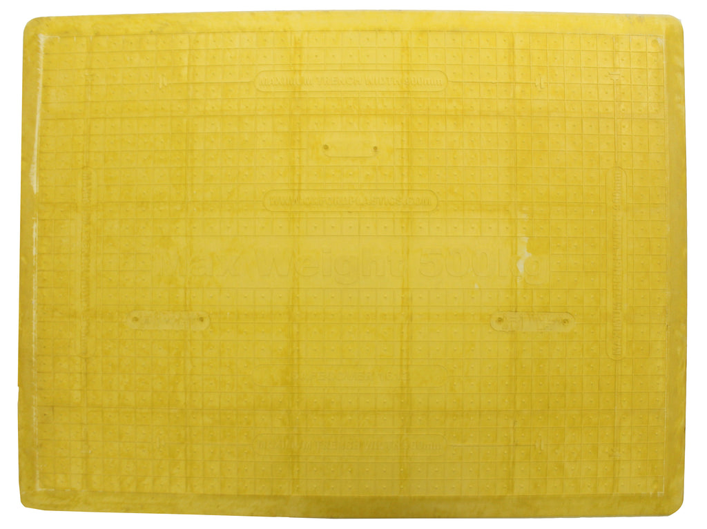 Pedestrian Trench Cover Sidewalk Road Plate 16/12 - Fiberglass