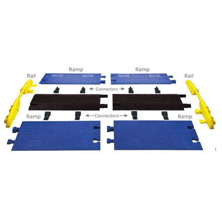 ADA Rail For Guard Dog® 3 Channel Drop Over Ramp