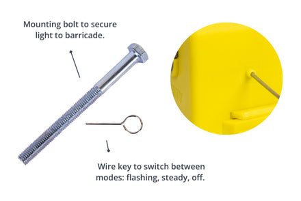 OTW Type A/C Bi-Directional Barricade Light