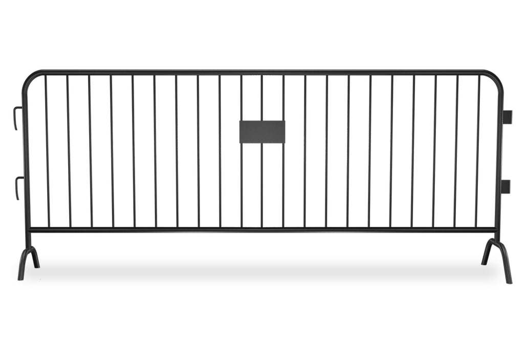 6.5 or 8 ft Premium Heavy Duty Metal Crowd Barrier