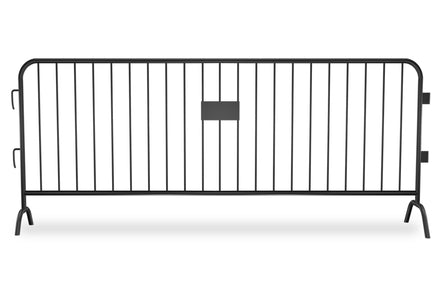 6.5 or 8 ft Premium Heavy Duty Metal Crowd Barrier