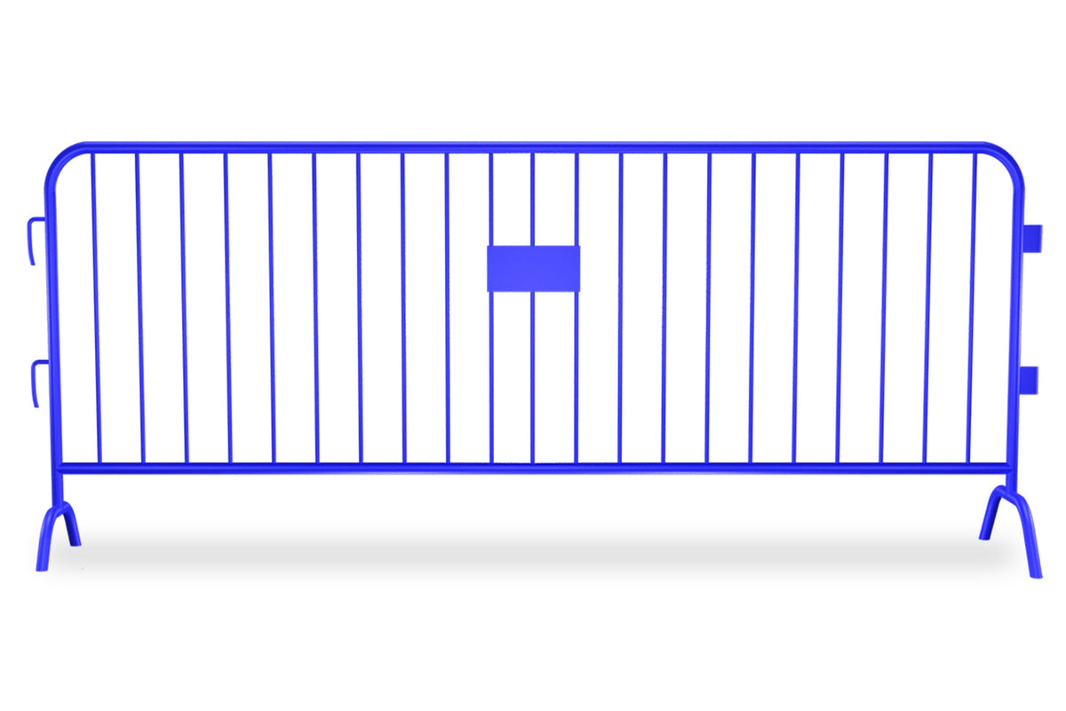 6.5 or 8 ft Premium Heavy Duty Metal Crowd Barrier