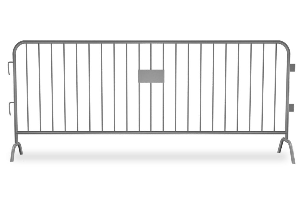 6.5 or 8 ft Premium Heavy Duty Metal Crowd Barrier