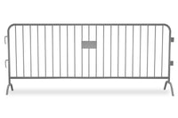 6.5 or 8 ft Premium Heavy Duty Metal Crowd Barrier