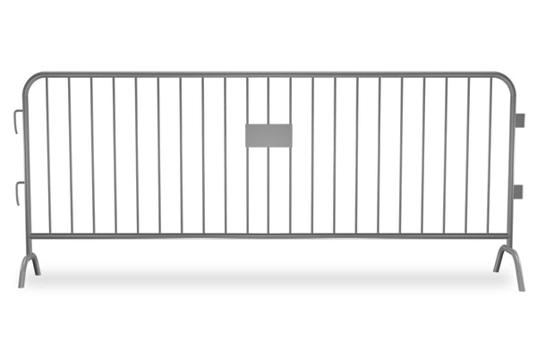 6.5 or 8 ft Premium Heavy Duty Metal Crowd Barrier
