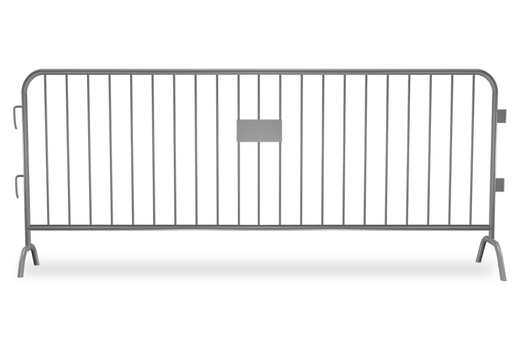 6.5 or 8 ft Premium Heavy Duty Metal Crowd Barrier