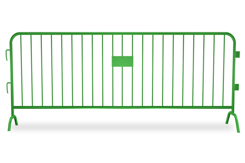 6.5 or 8 ft Premium Heavy Duty Metal Crowd Barrier