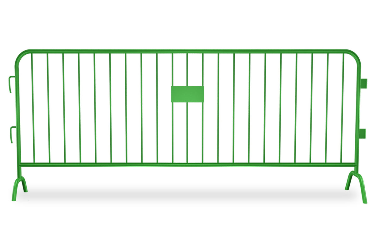 6.5 or 8 ft Premium Heavy Duty Metal Crowd Barrier