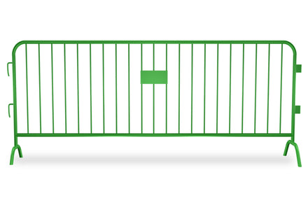 6.5 or 8 ft Premium Heavy Duty Metal Crowd Barrier