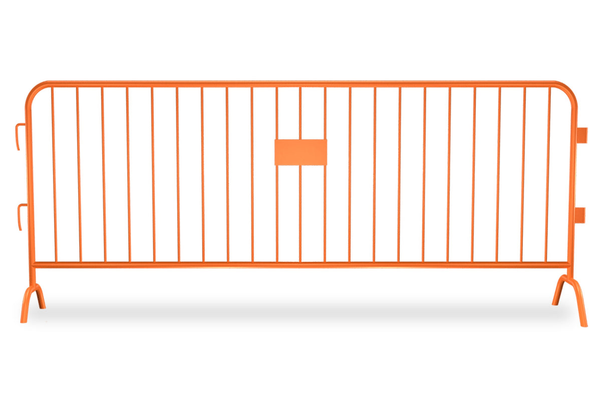 6.5 or 8 ft Premium Heavy Duty Metal Crowd Barrier