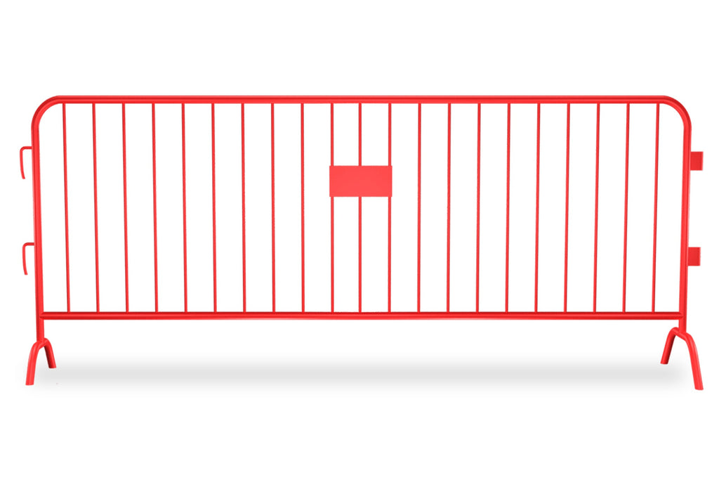 6.5 or 8 ft Premium Heavy Duty Metal Crowd Barrier