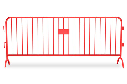 6.5 or 8 ft Premium Heavy Duty Metal Crowd Barrier