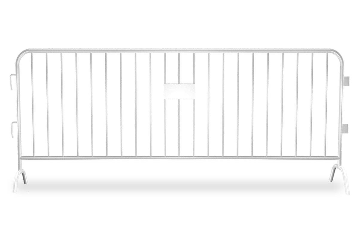 6.5 or 8 ft Premium Heavy Duty Metal Crowd Barrier