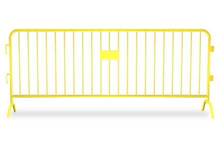 6.5 or 8 ft Premium Heavy Duty Metal Crowd Barrier