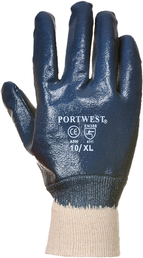 Nitrile Knitwrist Gloves