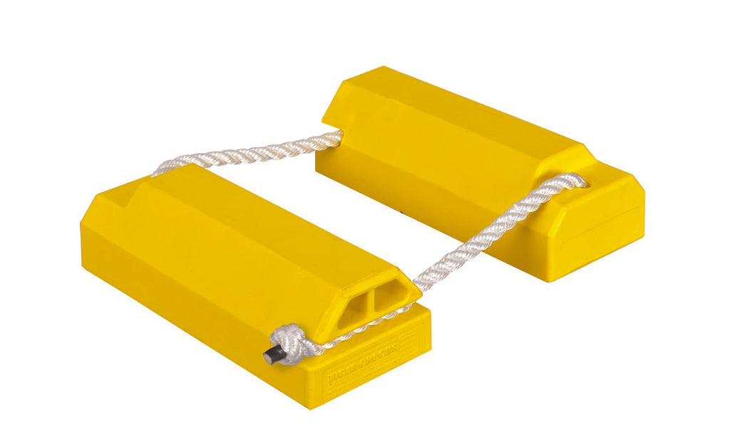 AC4614 Aviation Wheel Chock Set - Mid to Large Aircraft