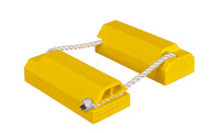 AC4614 Aviation Wheel Chock Set - Mid to Large Aircraft