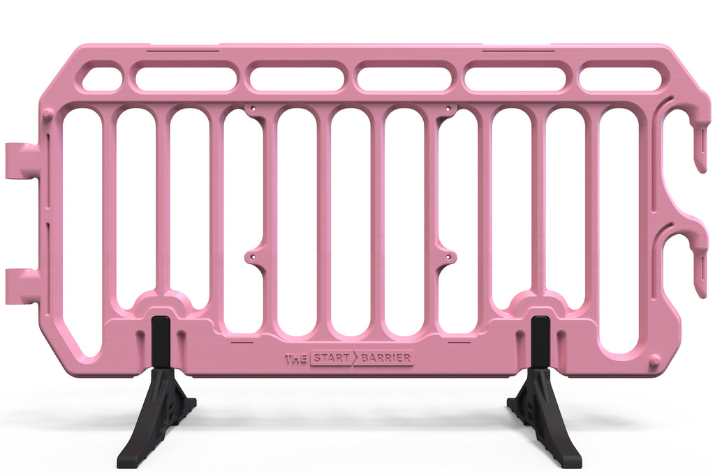 Plastic Crowd Control Barrier 6.5ft  - The Start Barricade