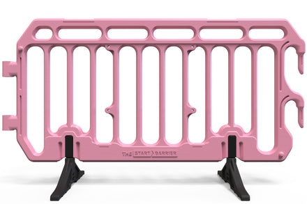 Plastic Crowd Control Barrier 6.5ft  - The Start Barricade