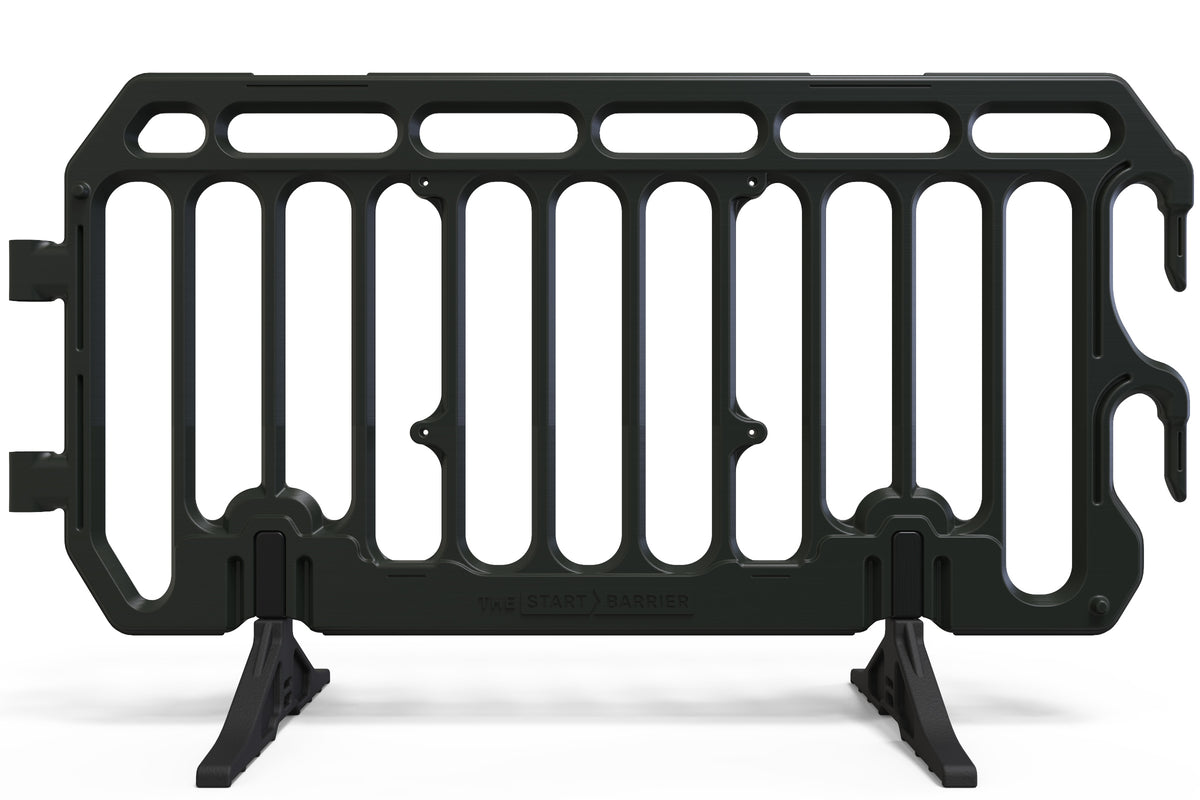 Plastic Crowd Control Barrier 6.5ft  - The Start Barricade