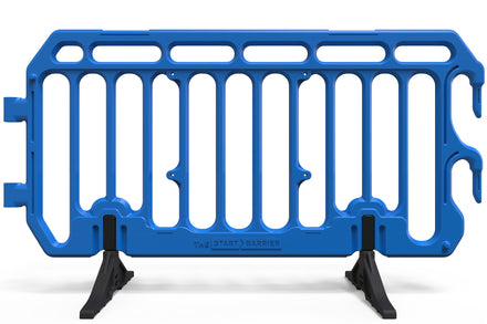 Plastic Crowd Control Barrier 6.5ft  - The Start Barricade