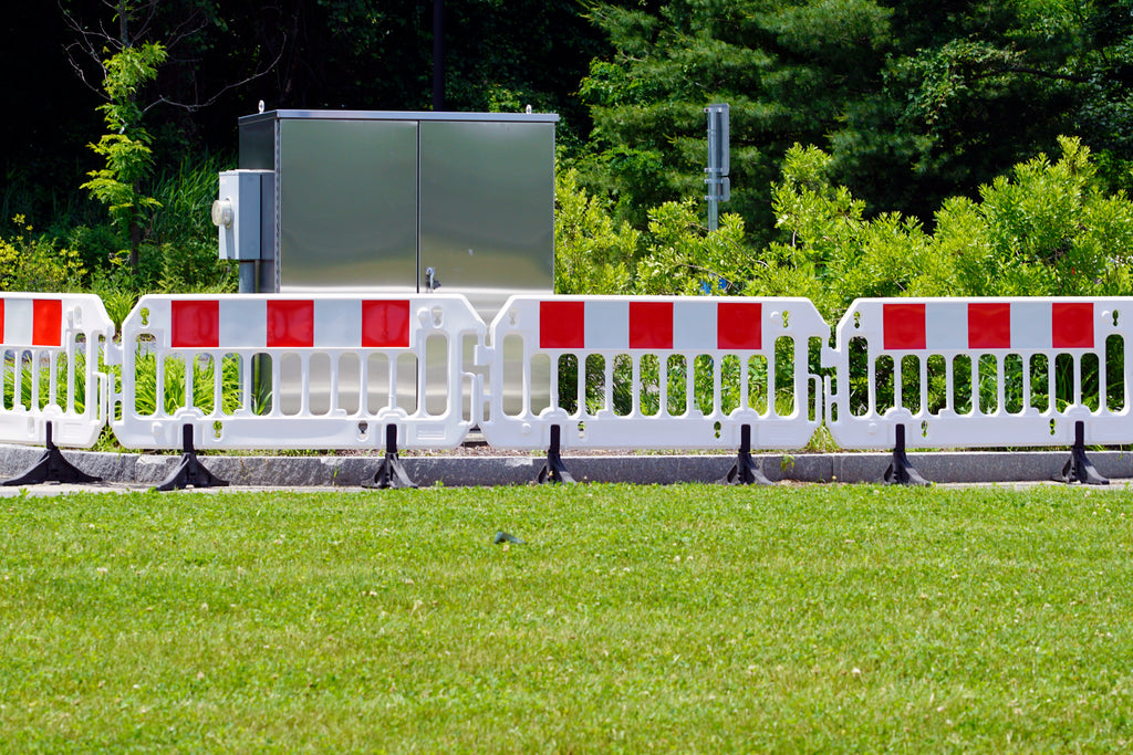 Reflective Construction Barricade - ExtraVision