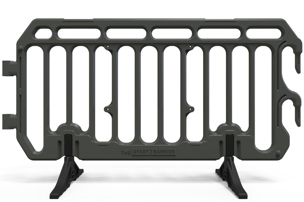 Plastic Crowd Control Barrier 6.5ft  - The Start Barricade