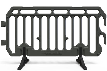 Plastic Crowd Control Barrier 6.5ft  - The Start Barricade