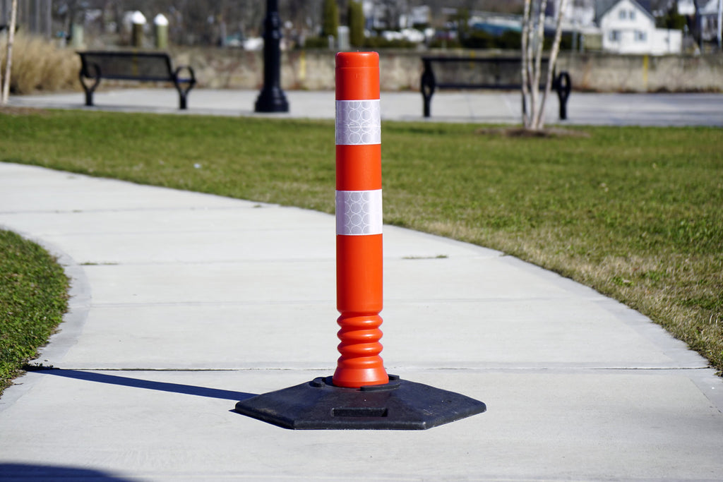 Flexible Traffic Delineators Post & Base - Flexi-Cylinder