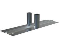 Double Flat Metal Anti-Trip Space Saving Foot