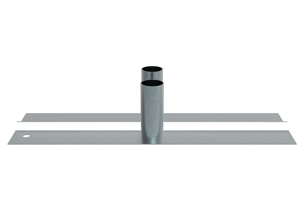 Double Flat Metal Anti-Trip Space Saving Foot