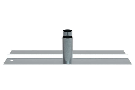 Double Flat Metal Anti-Trip Space Saving Foot