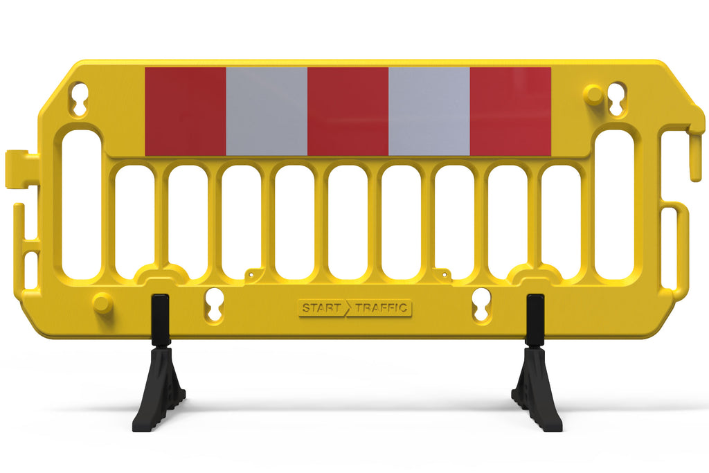 Reflective Construction Barricade - ExtraVision