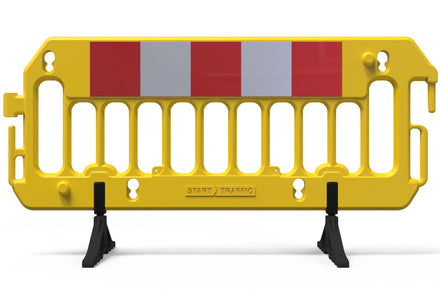 Reflective Construction Barricade - ExtraVision