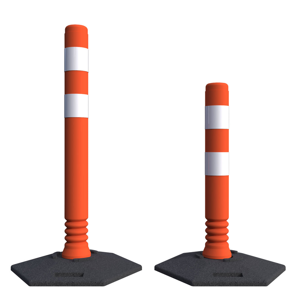 Flexible Traffic Delineators Post & Base - Flexi-Cylinder