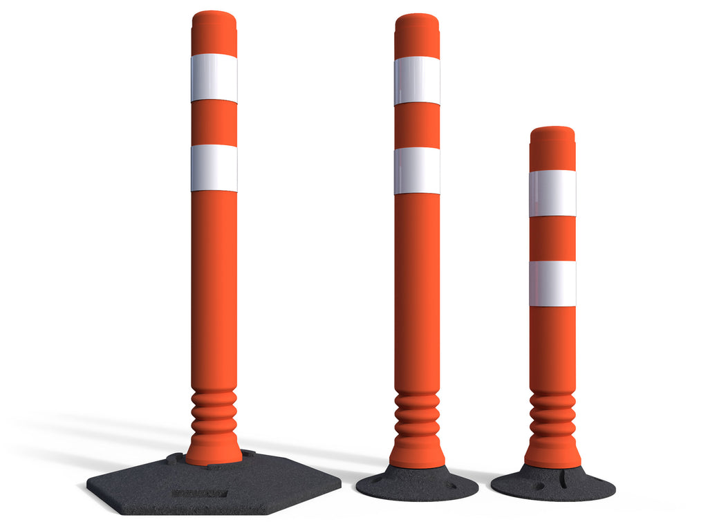 Flexible Traffic Delineators Post & Base - Flexi-Cylinder