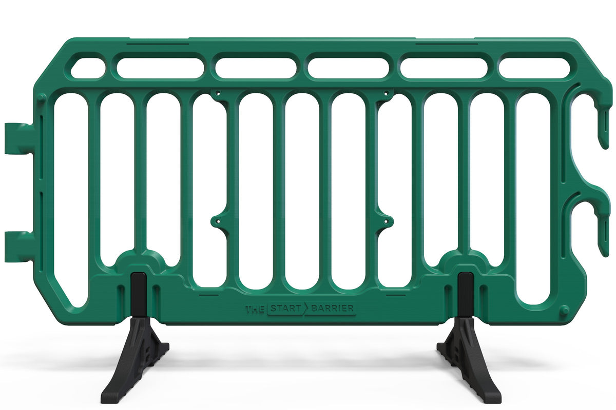 Plastic Crowd Control Barrier 6.5ft  - The Start Barricade