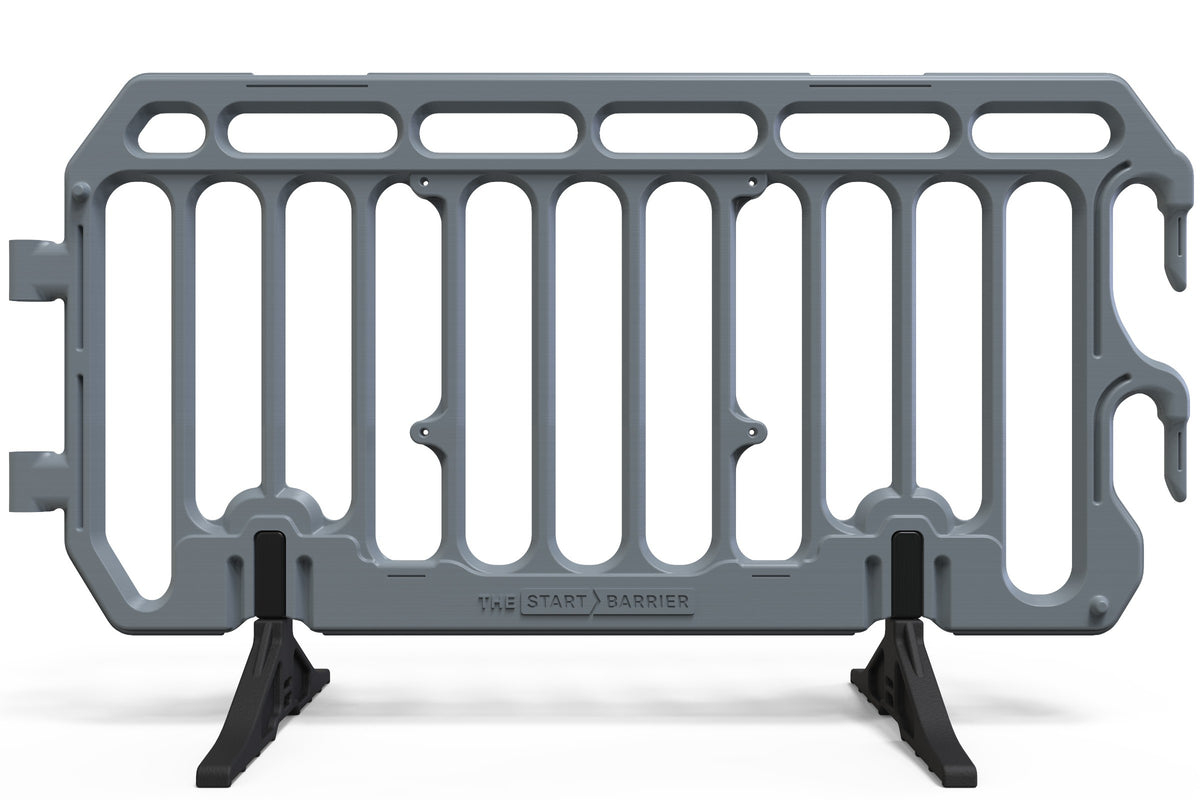 Plastic Crowd Control Barrier 6.5ft  - The Start Barricade