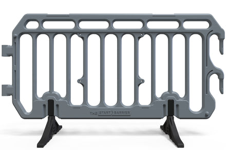 Plastic Crowd Control Barrier 6.5ft  - The Start Barricade