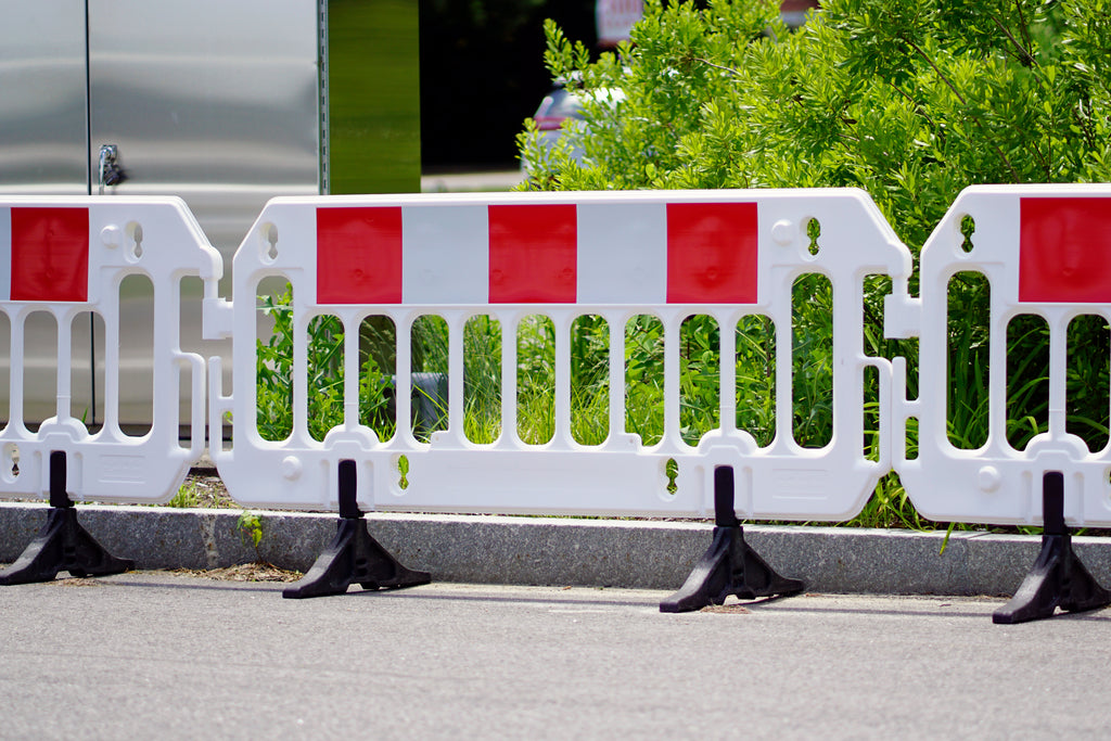 Reflective Construction Barricade - ExtraVision