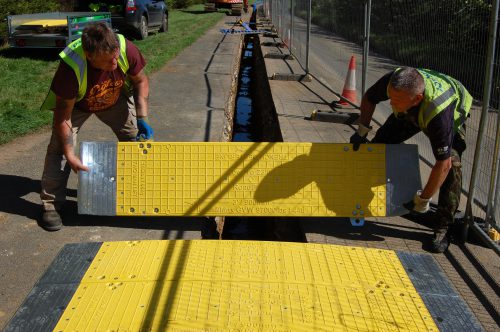 LowPro 23/05 Road Trench Plate Cover - Heavy Duty Modular System