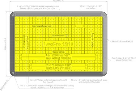 Sidewalk Road Plate Value Cover - LowPro 15/10