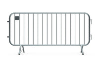 7.5ft - Fixed Leg Foot Economy Metal Crowd Barrier