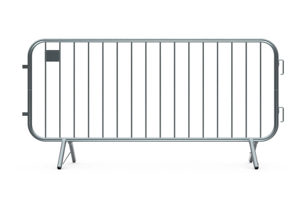 7.5ft - Fixed Leg Foot Economy Metal Crowd Barrier